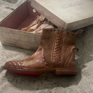 BEDSTU Baxter booties. Size 7
